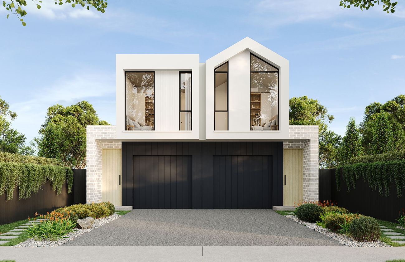 Modern kitchen with natural lighting.