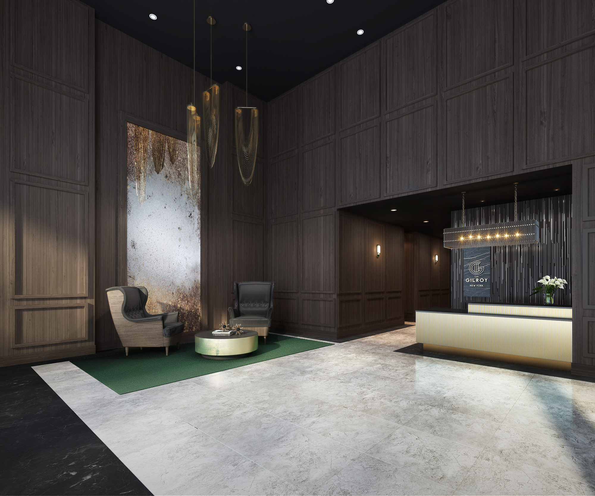 232 East 64th Street, Ny: Lobby: The Gilroy 411 232 Bus4684 Lobby 0319