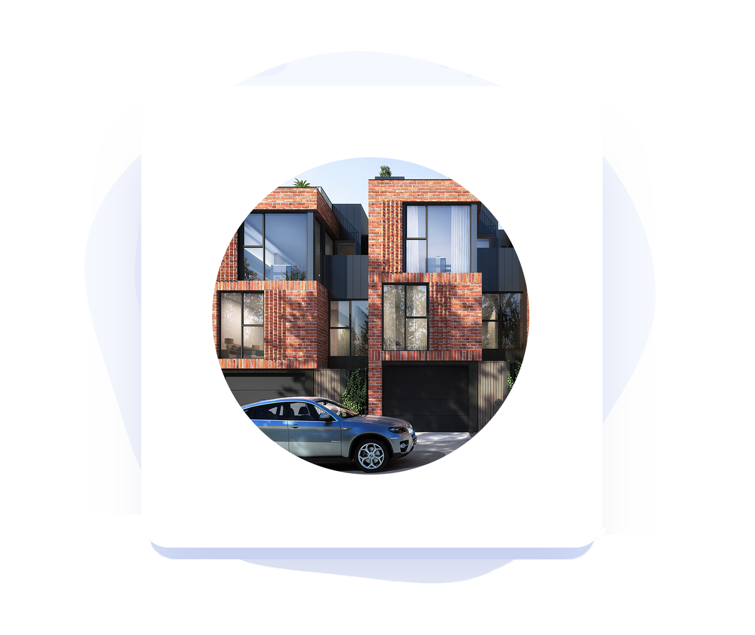 3d Rendering Realestate Facade